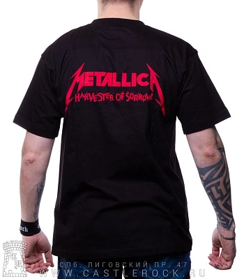 футболка metallica "harvester of sorrow"