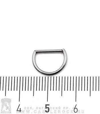 D-Образное Кольцо Кликер Титан 1,2 х 10