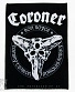 нашивка на спину coroner