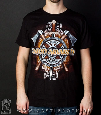 футболка amon amarth (герб)