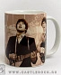 кружка beatles (группа, коричневая)