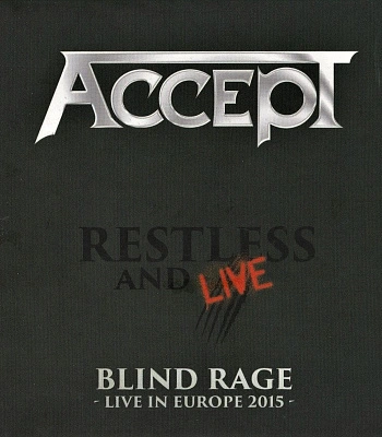 CD Accept "Restless And Live (Blind Rage-Live In Europe 2015)"
