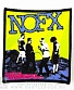 нашивка nofx "45 or 46 songs that weren't good enough to go on our other records" (квадратная)