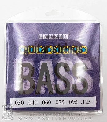 струны emuzin для бас-гитары 6s30-125