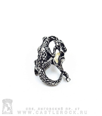 серьга alchemy gothic (алхимия готик) e214 dragon