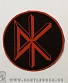 нашивка dead kennedys (лого красное)
