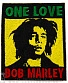 нашивка bob marley "one love" (вышивка)