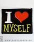 нашивка i love myself (к/з)