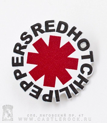 значок цанга red hot chili peppers (лого)