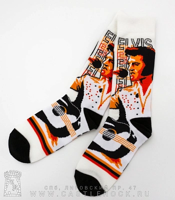 носки elvis presley (белые)