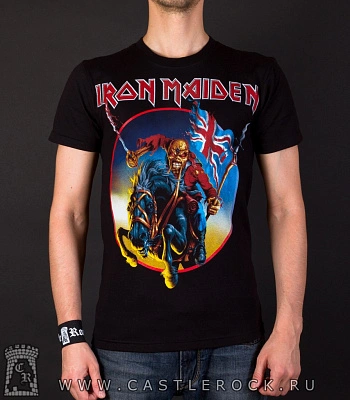 футболка iron maiden "maiden england '88" (принт яркий)