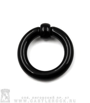 Кольцо BCR Хард Акрил Черное 4 х 14 х 7