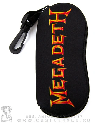 чехол для очков megadeth (лого)