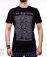 футболка joy division "unknown pleasures" (принт серебристый)