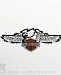 нашивка harley-davidson (орел, вышивка)