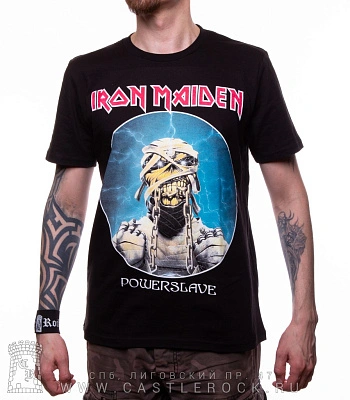 футболка iron maiden "powerslave"