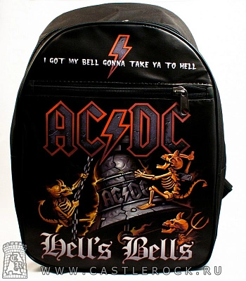рюкзак ac/dc "hell's bells"