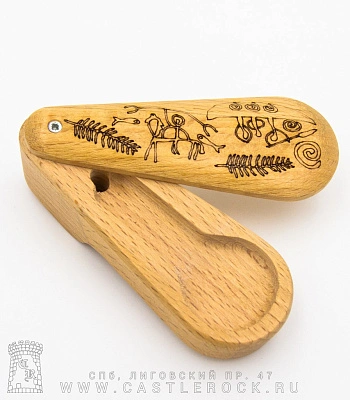 футляр для варгана малого и среднего (резьба) vb-7