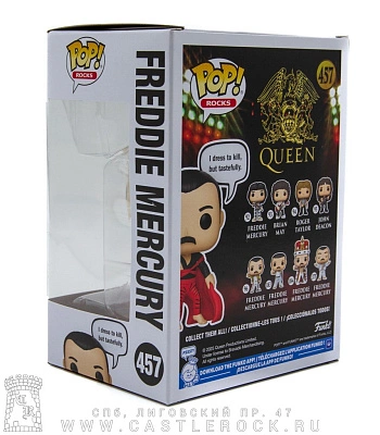 статуэтка queen freddie mercury "i dress to kill, but tastefully" (funko pop!)