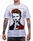 футболка david bowie "rebel rebel" (белая)