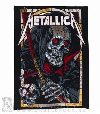 нашивка на спину metallica (смерть)