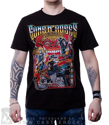 футболка guns'n'roses "not in this lifetime tour"