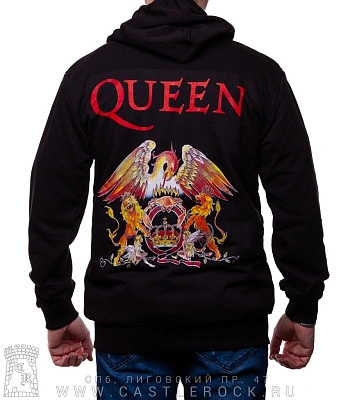 балахон на молнии queen