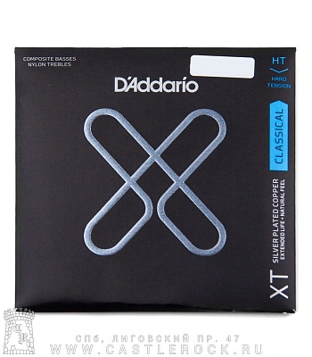 струны d'addario нейлоновые для классической гитары xtc46