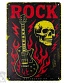 табличка гитара и череп "rock"