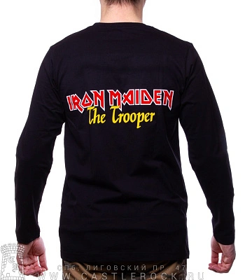 футболка iron maiden "the trooper" д/р