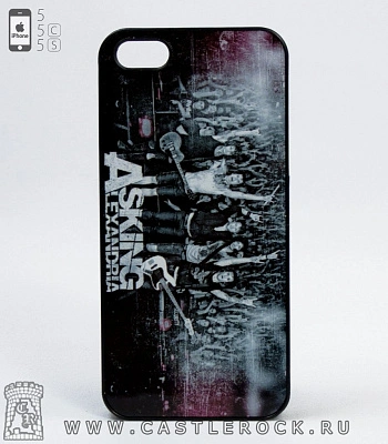 чехол для iphone asking alexandria (группа на сцене)