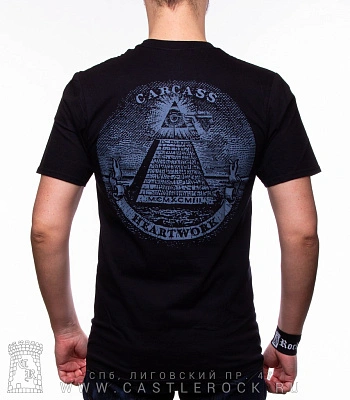 футболка carcass "heartwork"