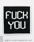 нашивка fuck you (вышивка)