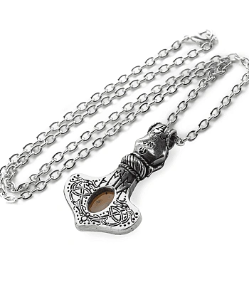 подвес alchemy gothic (алхимия готик) p728 amber dragon thorhammer