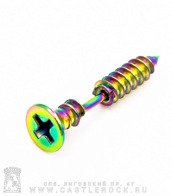 Обманка Плага Сталь "Бензиновая" Саморез 1,2 х 6 х 7/4