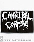 нашивка cannibal corpse (надпись белая)