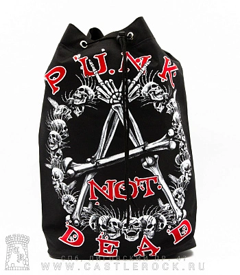 торба anarchy анархия punk not dead (кости и черепа)