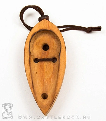 футляр для варгана малого лодочка (без крышки) vpfm3