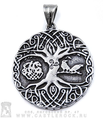 подвес древо жизни иггдрасиль с трискелионом
