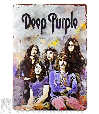 табличка deep purple (группа, бежевая)