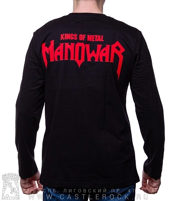 футболка manowar "kings of metal" д/р