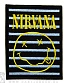 нашивка nirvana (смайл, полосы, вышивка)