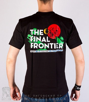 футболка iron maiden "the final frontier" (скелет космонавта)