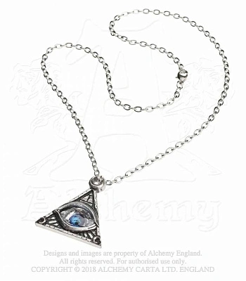 подвес alchemy gothic (алхимия готик) p827 eye of providence (голубой)