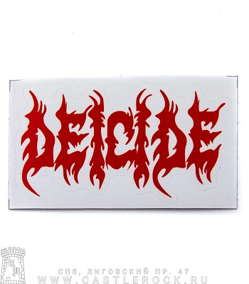 наклейка виниловая deicide (лого)