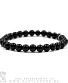 браслет из натурального камня агат черный (6 мм)