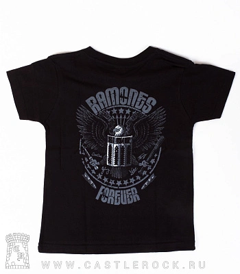 футболка детская ramones (орел с заточкой и битой)