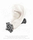 серьга alchemy gothic (алхимия готик) e368 thunderstick