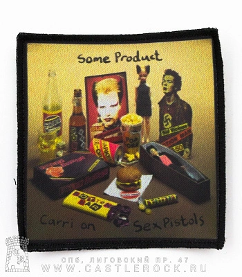 нашивка sex pistols "some product: carri on sex pistols"