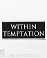 нашивка within temptation (надпись белая)